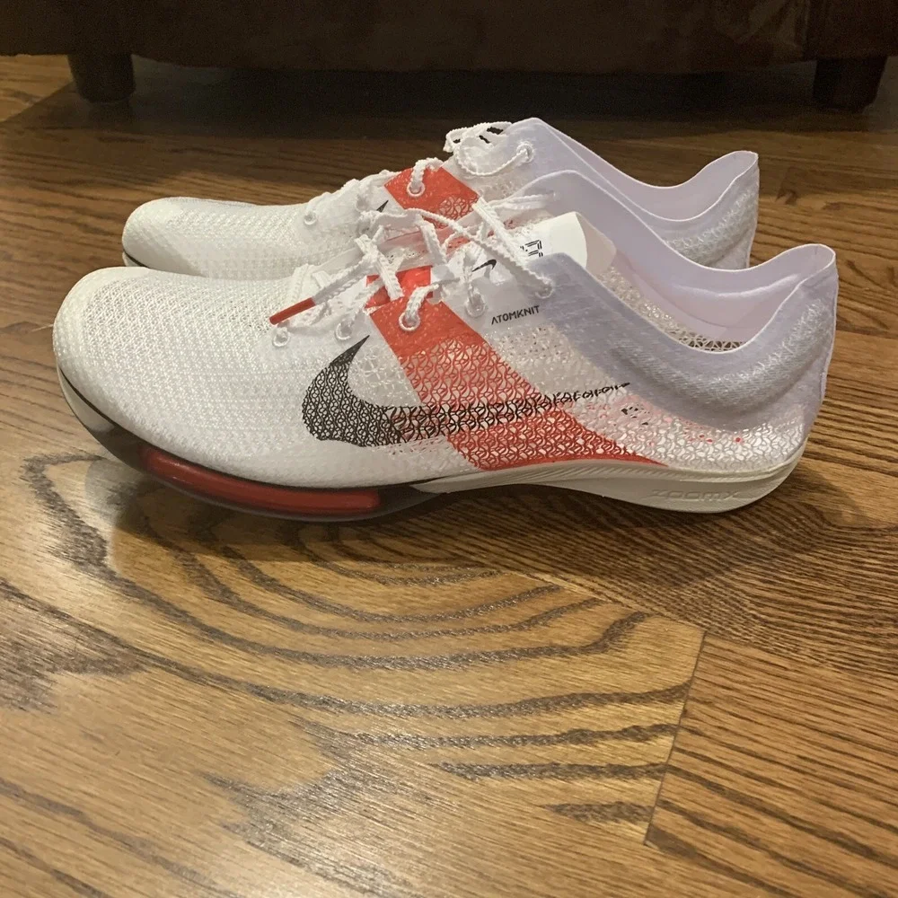 Nike Air Zoom Red White Victory EK Eliud Kipchoge Spikes Mens Size 12 FJ0668-100